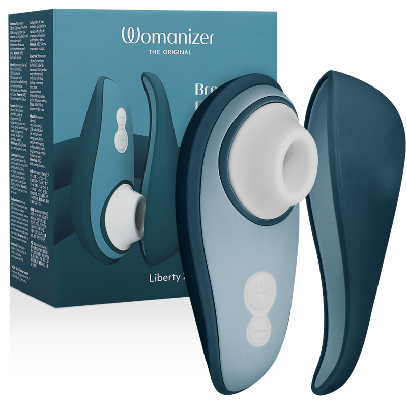 WOMANIZER - LIBERTY 2 KLITORIS-STIMULATOR & SAUGER HELLGRÜN - Sexotim