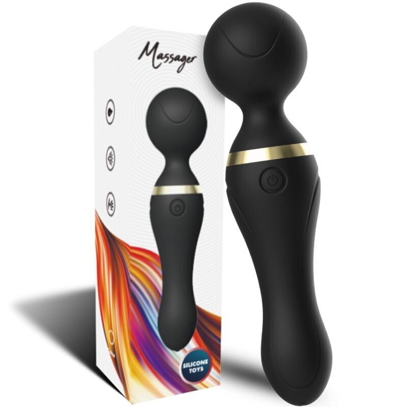 ARMONY - FREEZA MASSAGER & VIBRATOR SUPER FLEXIBLER KOPF SCHWARZ - Sexotim