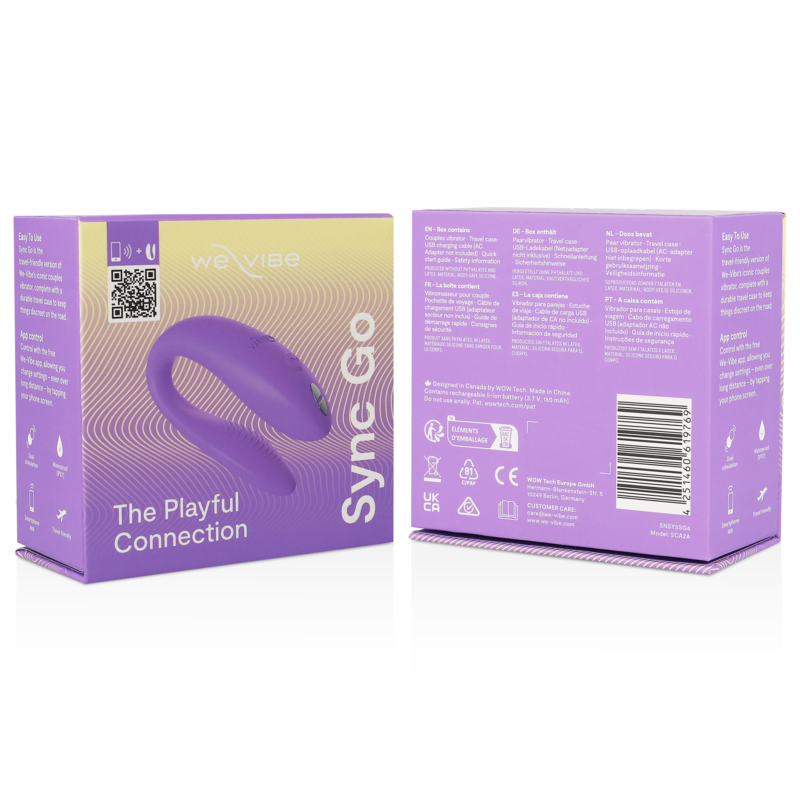 WE-VIBE - SYNC GO DUAL STIMULATOR VIOLETT - Sexotim