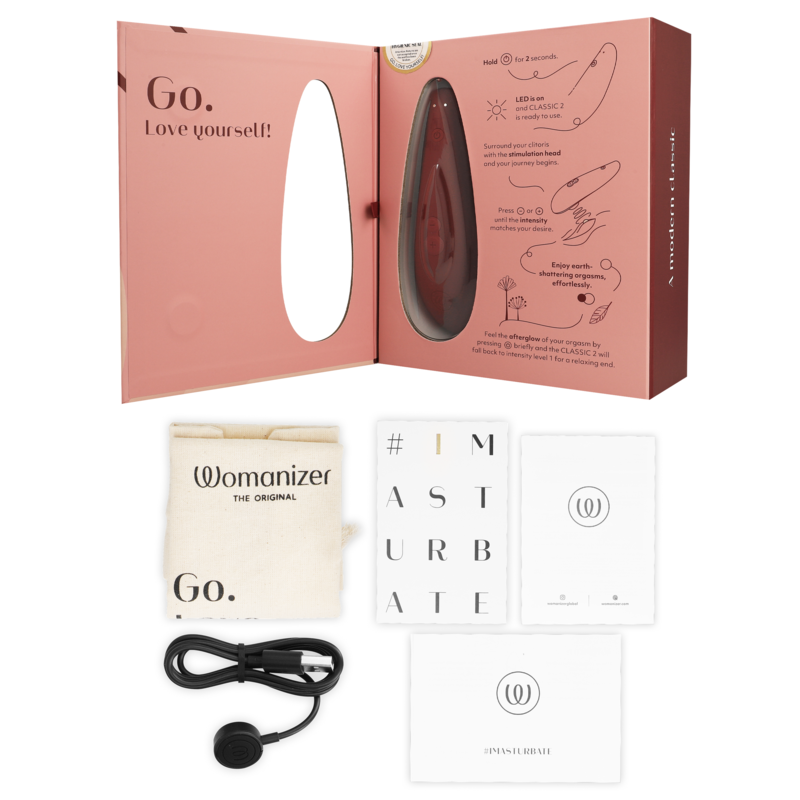 WOMANIZER - CLASSIC 2 KLITORALSTIMULATOR BORDEAUX - Sexotim