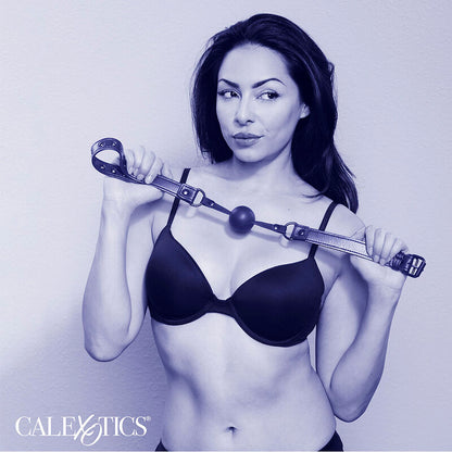 CALEXOTICS - NOCTURNAL BALL GAG SILIKON SCHWARZ - Sexotim