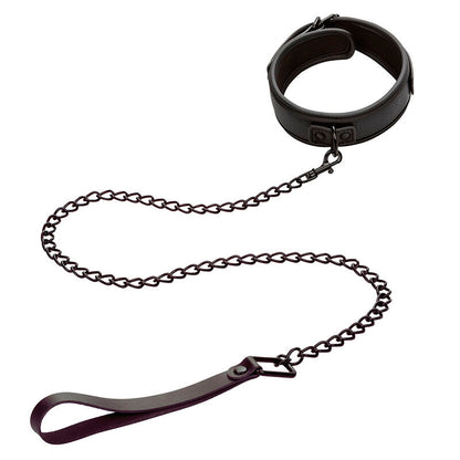 CALEXOTICS - NOCTURNAL HALSBAND & LEINE LEDER VERSTELLBAR SCHWARZ - Sexotim