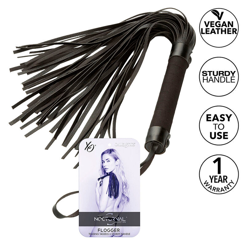 CALEXOTICS - NOCTURNAL FLOGGER LEDER SCHWARZ - Sexotim