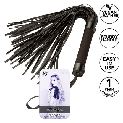 CALEXOTICS - NOCTURNAL FLOGGER LEDER SCHWARZ - Sexotim