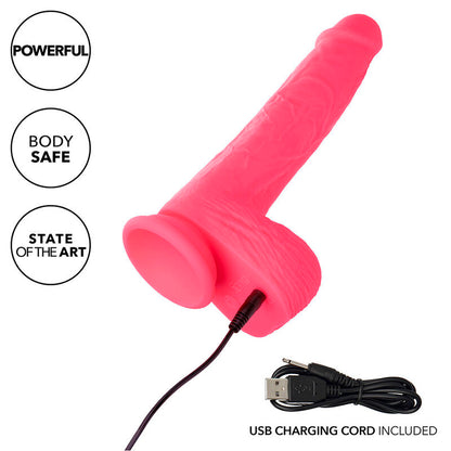 CALEXOTICS - STUDS REALISTISCHER VIBRATOR 10 VIBRATIONEN ROSA - Sexotim