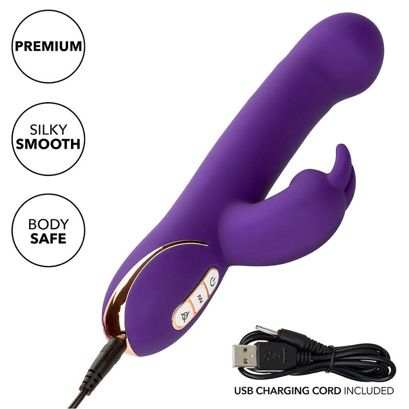 CALEXOTICS - JACK RABBIT VIBRATOR & STIMULATOR MIT 7 VIBRATIONEN UND SAUGMODUS, BLAU - Sexotim