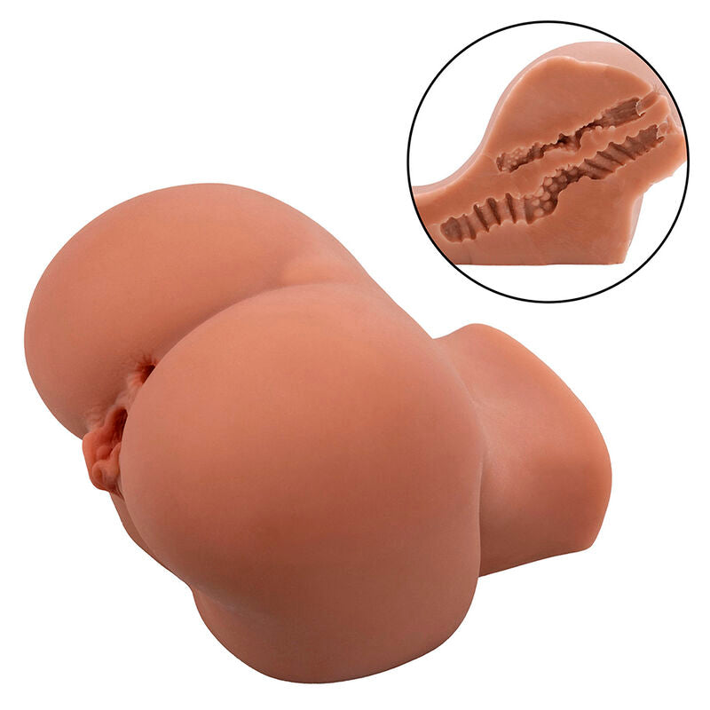 CALEXOTICS - THE ROLLER BABE DOPPELT REALISTISCHER MASTURBATOR, DUNKELHÄUTIGE HAUTFARBE - Sexotim