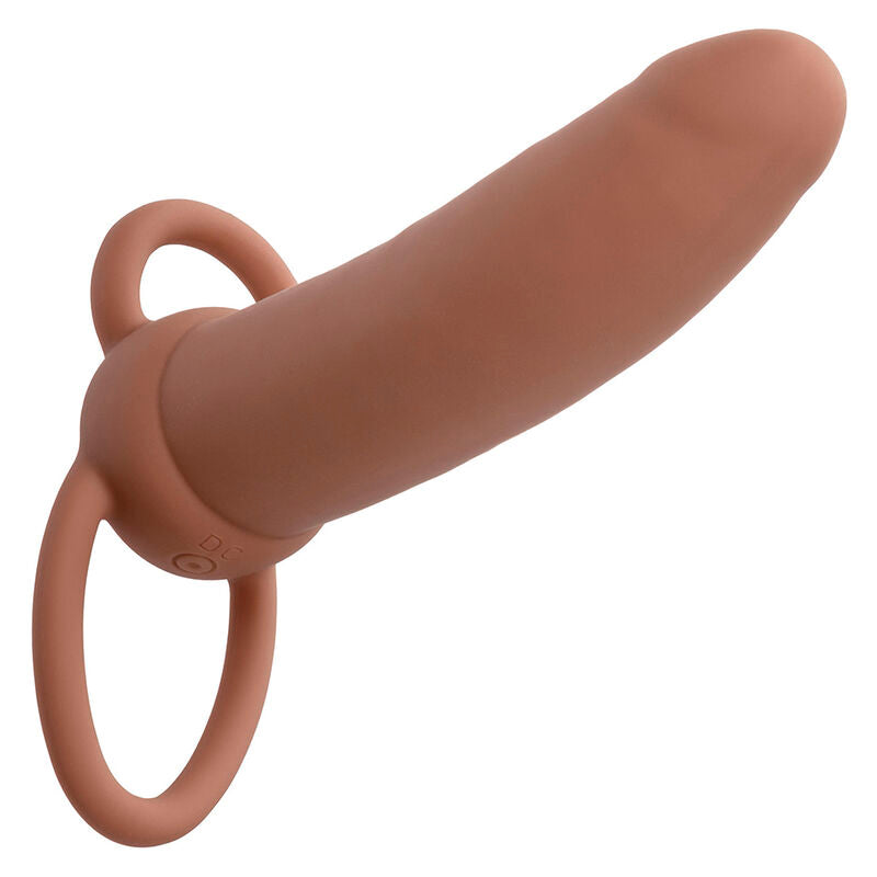 CALEXOTICS - MAXX THICK DUAL PENETRATOR 10 VIBRATIONEN BRAUN - Sexotim
