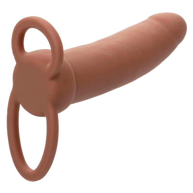 CALEXOTICS - MAXX THICK DUAL PENETRATOR 10 VIBRATIONEN BRAUN - Sexotim