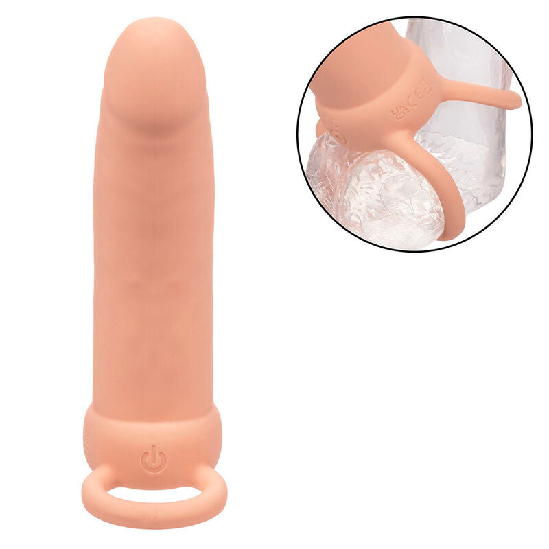 CALEXOTICS - MAXX THICK DUAL PENETRATOR 10 VIBRATIONEN HAUTFARBE - Sexotim