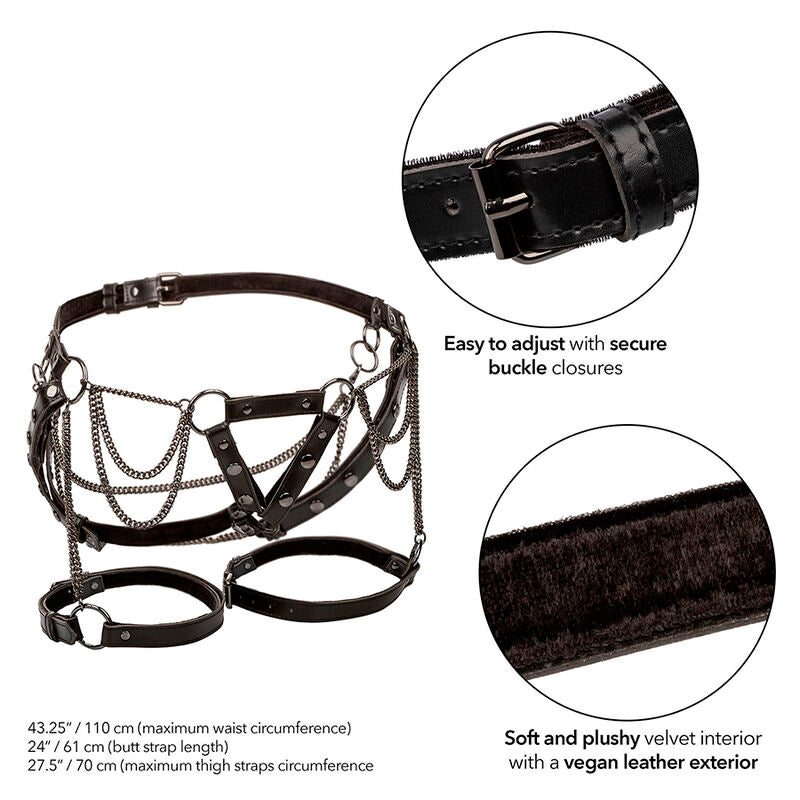 CALEXOTICS - EUPHORIA MULTICHAIN OBERSCHENKELHARNESS PREMIUM STANDARDGRÖSSE - Sexotim