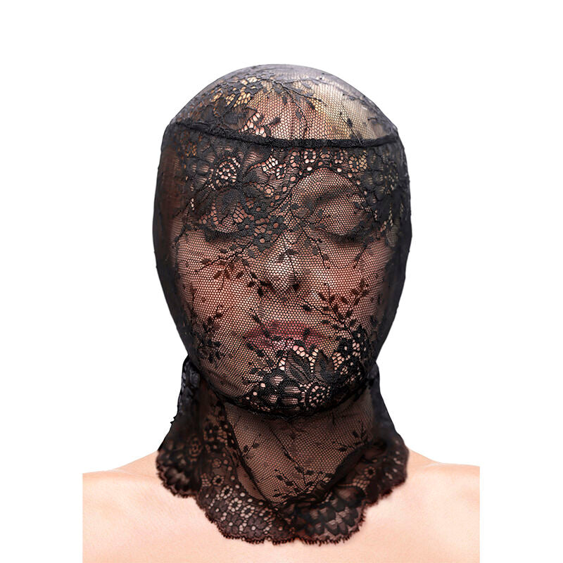 NS NOVELTIES - FETISH & FASHION SPITZENHAUBE SCHWARZ - Sexotim