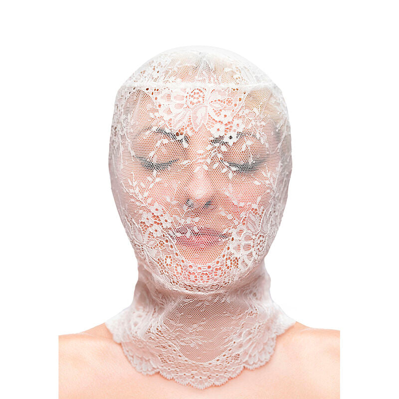 NS NOVELTIES - FETISH & FASHION SPITZENMASKE WEISS - Sexotim