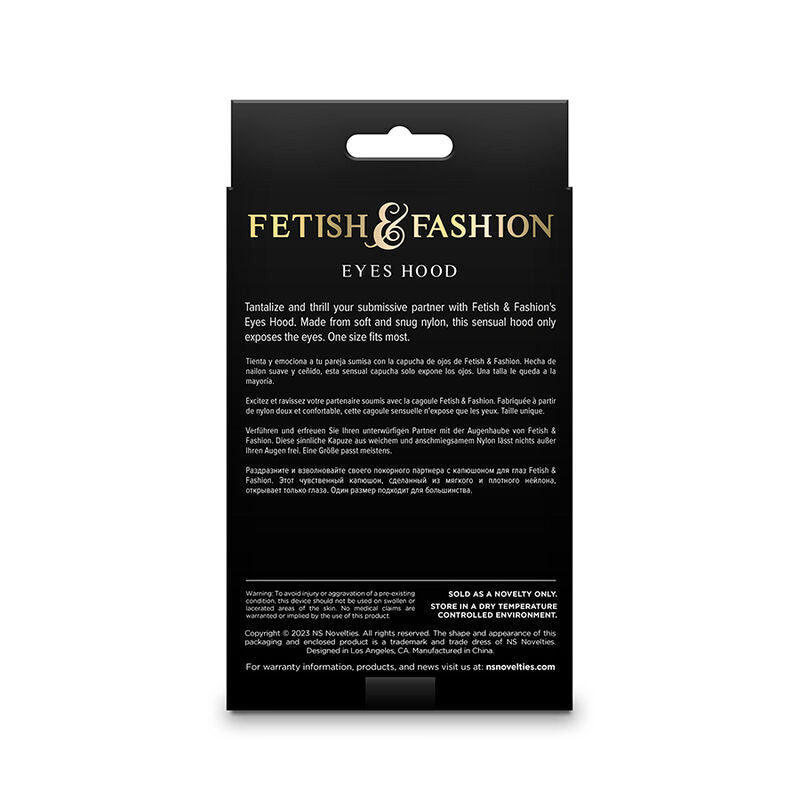 NS NOVELTIES - FETISH & FASHION AUGENMASKE NYLON WEISS - Sexotim