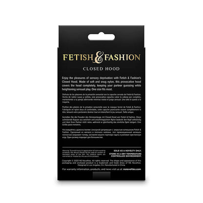 NS NOVELTIES - FETISH & FASHION GESCHLOSSENE MASKE NYLON WEISS - Sexotim