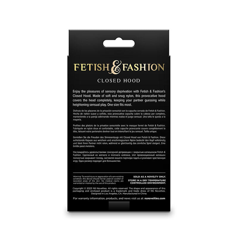 NS NOVELTIES - FETISH & FASHION GESCHLOSSENE MASKE NYLON WEISS - Sexotim