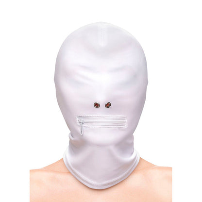 NS NOVELTIES - FETISH & FASHION MUNDHAUBE MIT REISSVERSCHLUSS NYLON WEISS - Sexotim