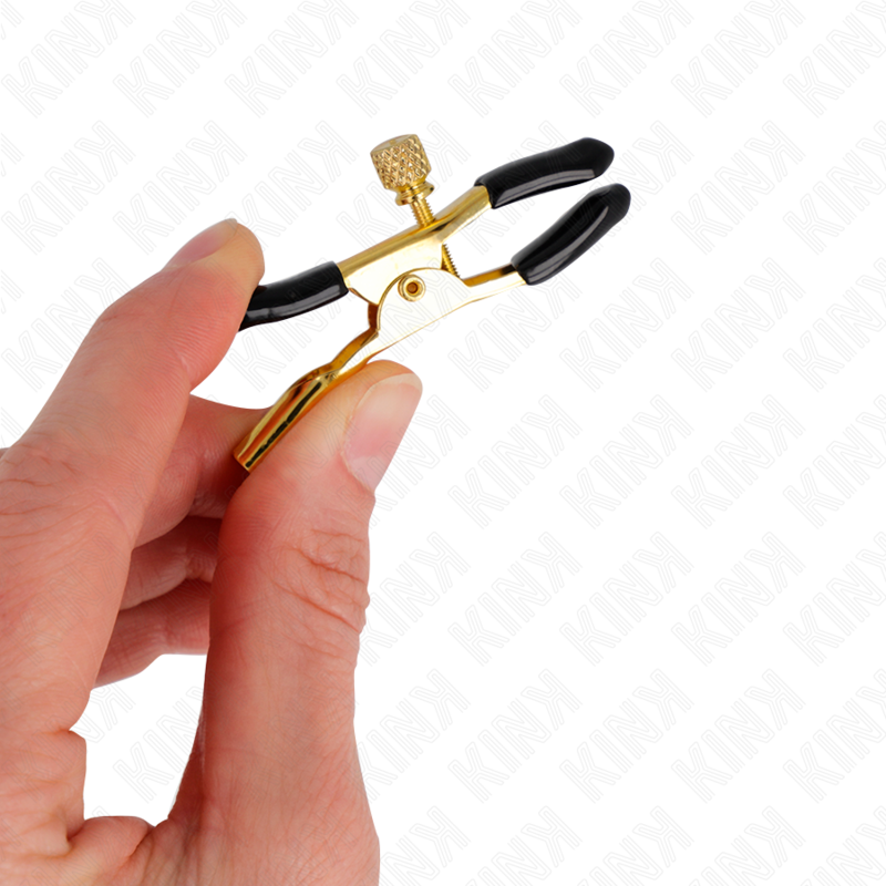 KINK - GOLDENE NIPPELKLEMMEN 6 CM - Sexotim