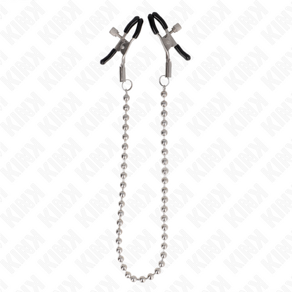 KINK - PERLENKETTE NIPPELKLEMMEN 30 CM - Sexotim