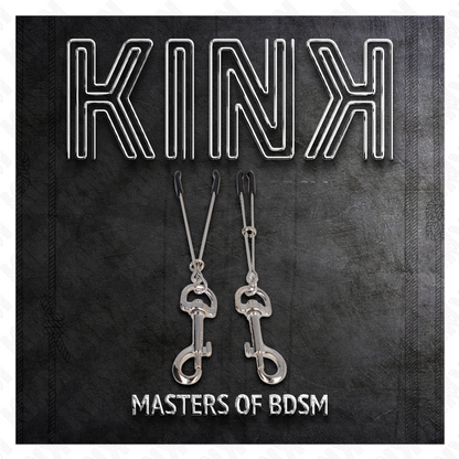 KINK - DÜNNE HAKEN-NIPPELKLAMMERE SILBER 7 CM - Sexotim