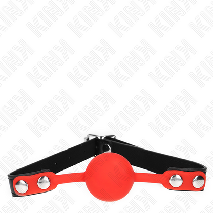 KINK - ROTER SILIKONBALL 4 CM KNEBEL 60 x 2 CM - Sexotim
