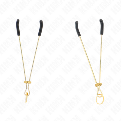 KINK - DÜNNE NIPPELKLEMMEN GOLD 7 CM - Sexotim