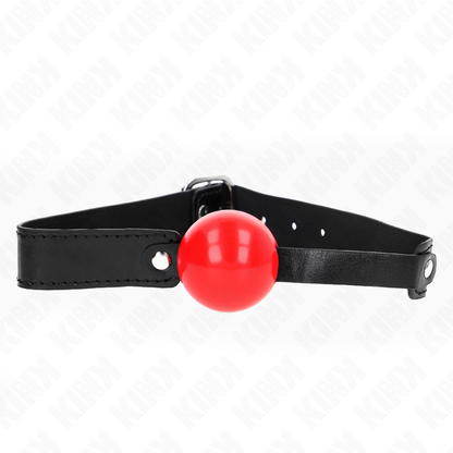 KINK - SOFT TPE BALL 4 CM GAG MODELL-1, 66 x 2,5 CM VERSTELLBAR 41-61 CM