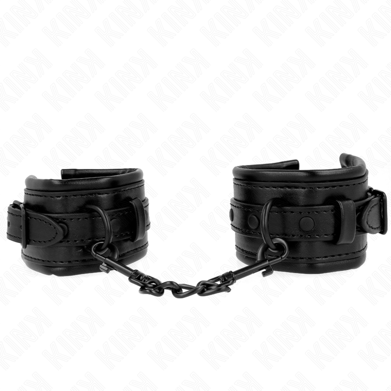 KINK - HANDGELENKFESSELN SCHWARZ VERSTELLBAR 20-30 CM X 6 CM - Sexotim