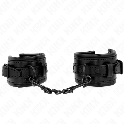 KINK - HANDGELENKFESSELN SCHWARZ VERSTELLBAR 20-30 CM X 6 CM - Sexotim