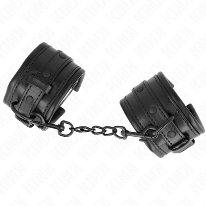 KINK - HANDGELENKFESSELN SCHWARZ VERSTELLBAR 20-30 CM X 6 CM - Sexotim