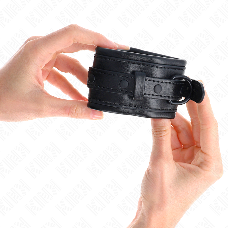 KINK - HANDGELENKFESSELN SCHWARZ VERSTELLBAR 20-30 CM X 6 CM - Sexotim