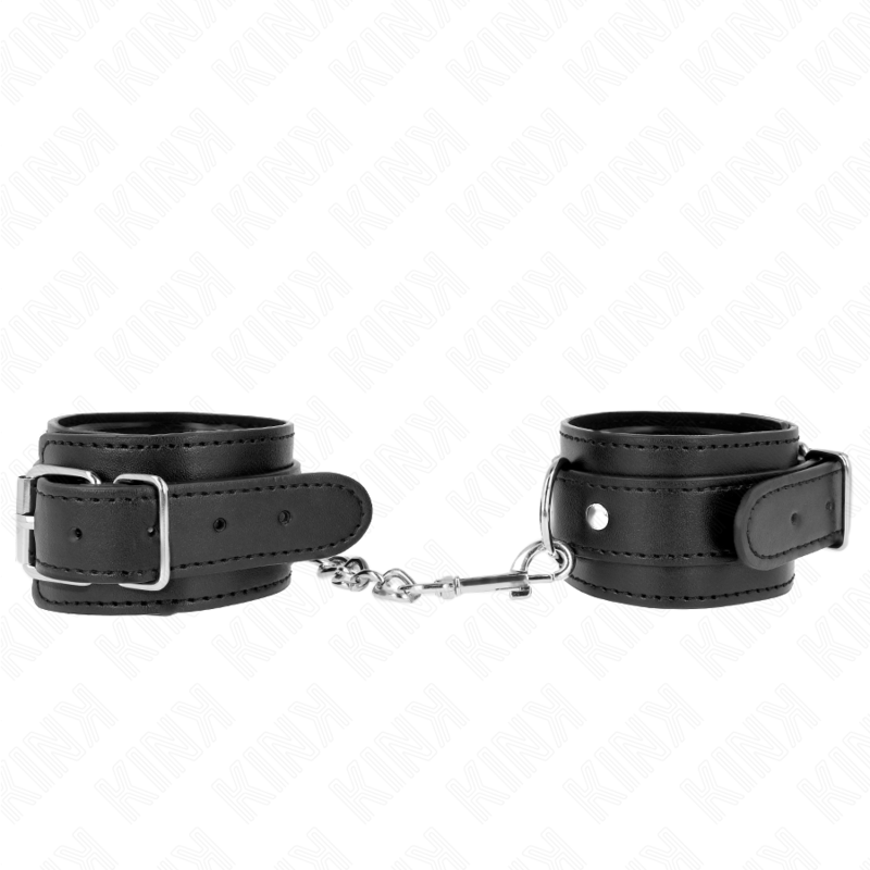 KINK - DÜNNE HANDGELENKFESSELN SCHWARZ VERSTELLBAR 21-33 CM - Sexotim