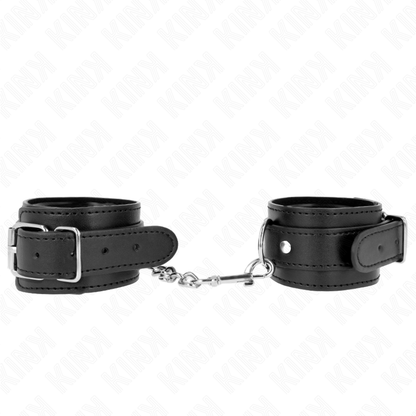 KINK - DÜNNE HANDGELENKFESSELN SCHWARZ VERSTELLBAR 21-33 CM - Sexotim