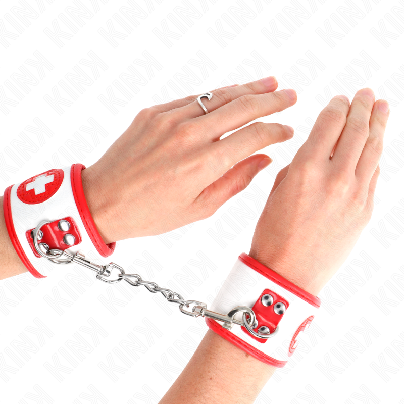 KINK - MINI-HANDFESSEL FÜR KRANKENSCHWESTERN, VERSTELLBAR 18-23 CM X 5 CM - Sexotim