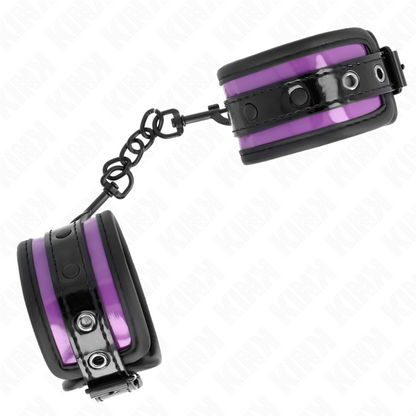 KINK - NEOPREN HANDGELENKFESSELN HELLLILA VERSTELLBAR 21-28 CM X 5 CM - Sexotim