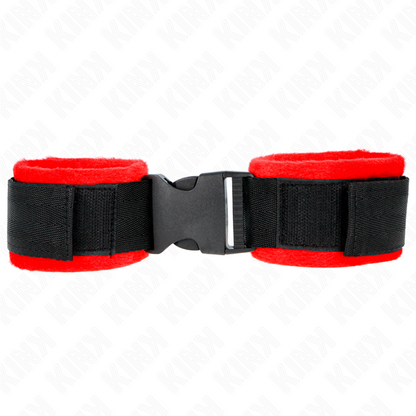 KINK - NYLON BIND KLETT-HANDFESSELN SCHWARZ MODELL 1 VERSTELLBAR 25-35 CM X 6 CM - Sexotim
