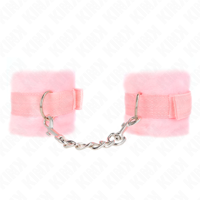 KINK - BEGINNER PELZHANDMANSCHETTEN ROSA 30 X 7 CM - Sexotim
