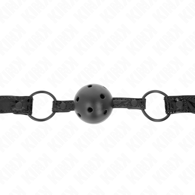 KINK - RAUTENMUSTER-BALL 4,5 CM GAG MODELL-3, 64,5 CM VERSTELLBAR 42-60 CM