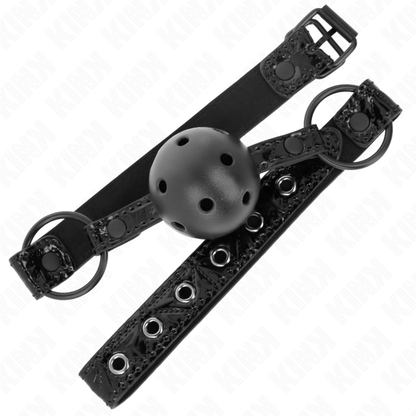 KINK - RAUTENMUSTER-BALL 4,5 CM GAG MODELL-3, 64,5 CM VERSTELLBAR 42-60 CM