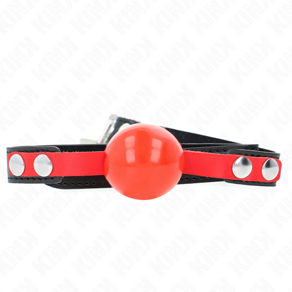 KINK - SOFT TPE BALL 4 CM GAG MODELL 4 60 x 2 CM VERSTELLBAR 37-52 CM