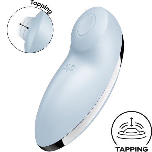 SATISFYER - TAP & CLIMAX 2 VIBRATOR & STIMULATOR BLAU - Sexotim