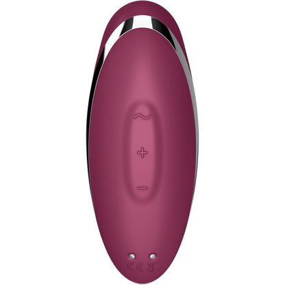 SATISFYER - TAP & CLIMAX 2 VIBRATOR & STIMULATOR ROT - Sexotim