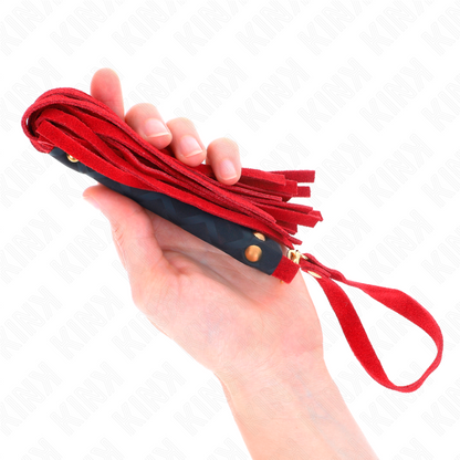 KINK - ROTE WILDLEDER MINI-PEITSCHE 30 CM