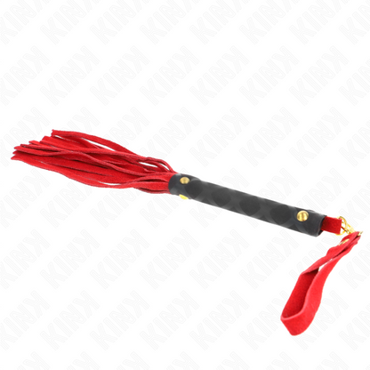 KINK - ROTE WILDLEDER MINI-PEITSCHE 30 CM