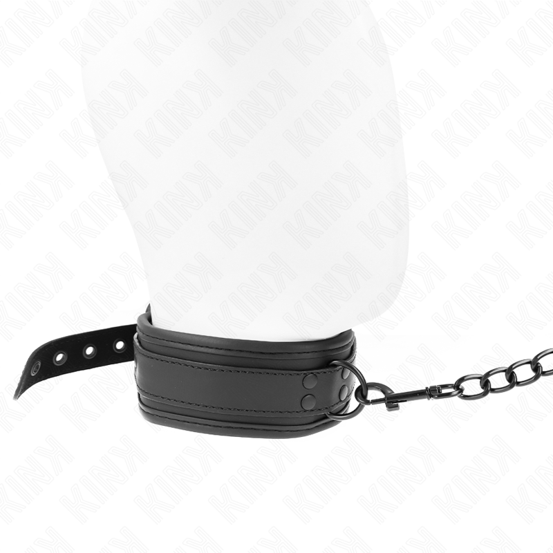 KINK - NEOPREN BONDAGE HALSBAND MODELL-1 MIT GÜRTEL 78 CM VERSTELLBAR 37,5 X 49,5 CM