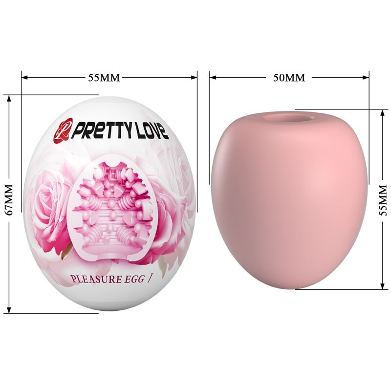 PRETTY LOVE - MÄNNLICHER MASTURBATOR, EIER ROSA - Sexotim