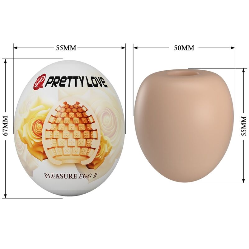 PRETTY LOVE - MÄNNLICHER MASTURBATOR, EIER BEIGE - Sexotim