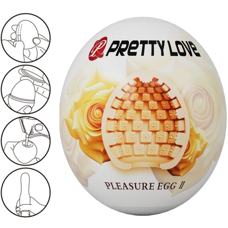 PRETTY LOVE - MÄNNLICHER MASTURBATOR, EIER BEIGE - Sexotim