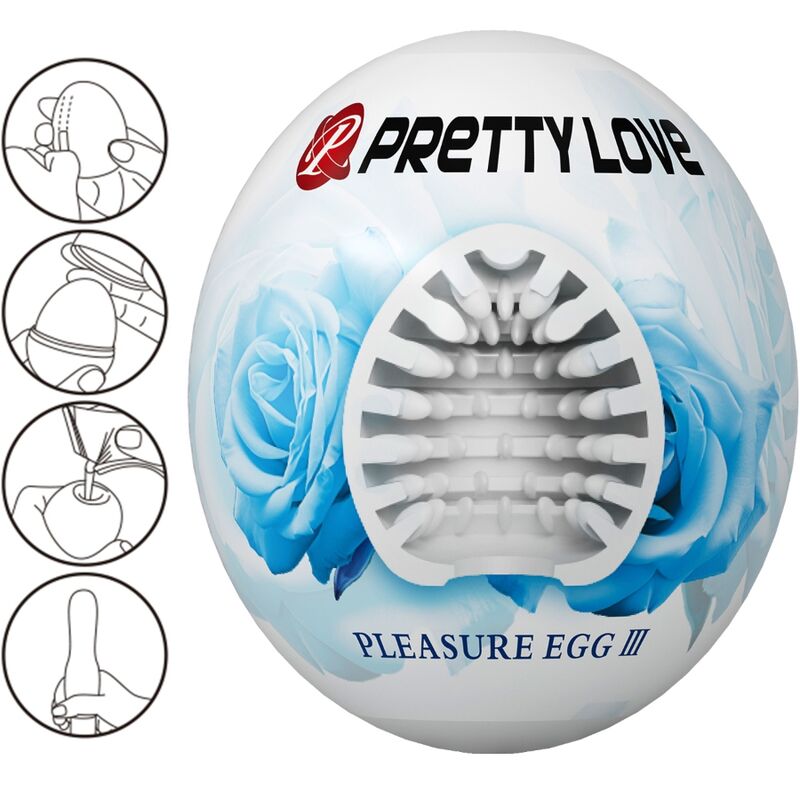 PRETTY LOVE - MÄNNLICHER MASTURBATOR EIER WEISS - Sexotim