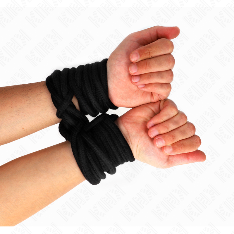 KINK - BAUMWOLLSEIL 5 METER SCHWARZ - Sexotim